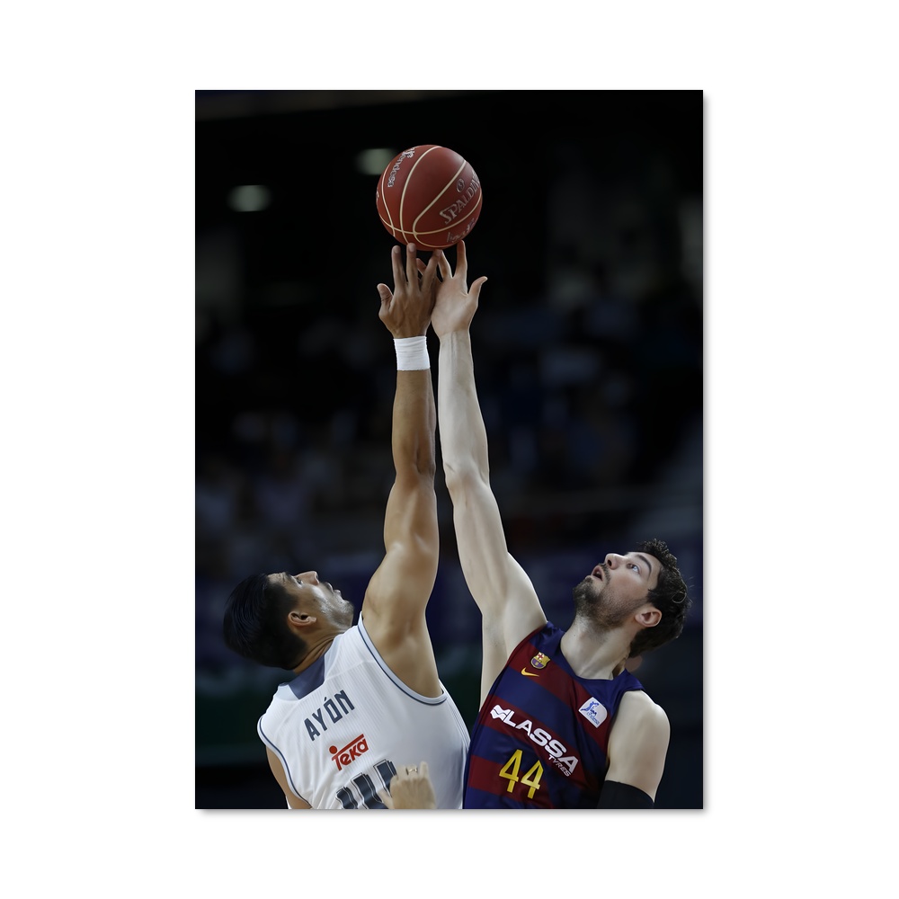 Poster Le Blocage Épique – affiche Basketball